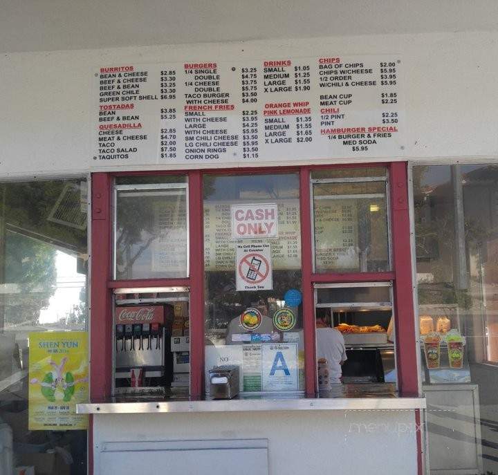 Taco Treat - Arcadia, CA menu_pic