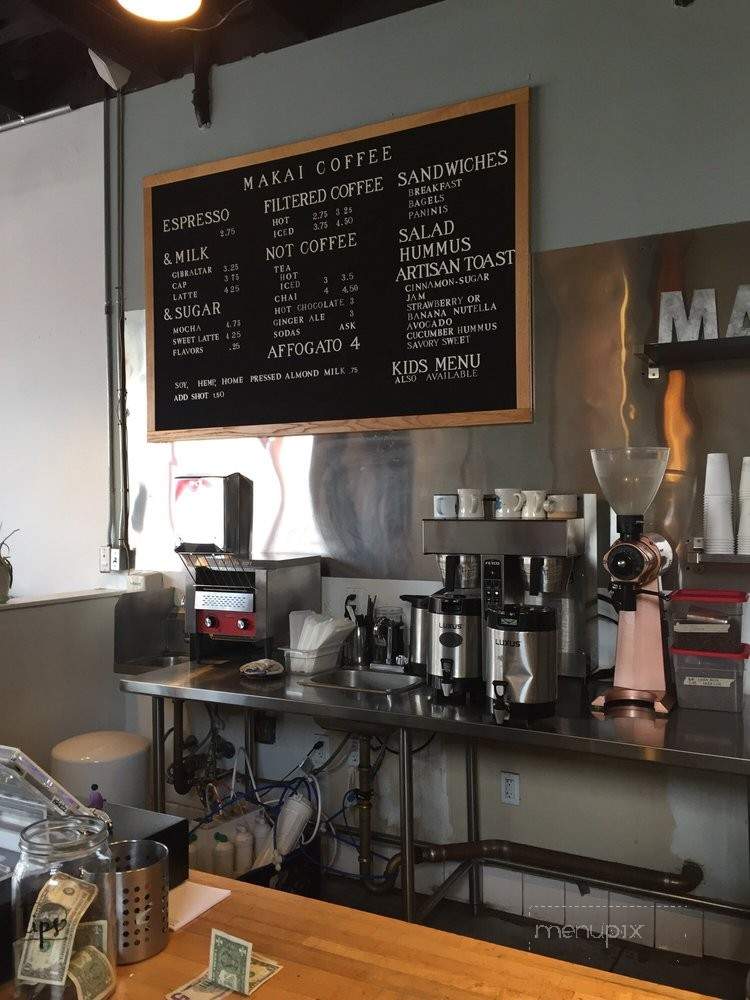 Makai Coffee - Long Beach, CA menu_pic