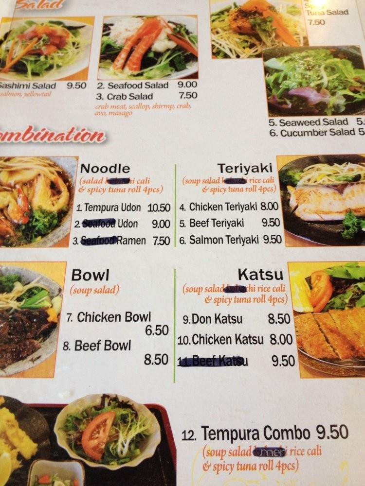 Hana Maru - Garden Grove, CA menu_pic