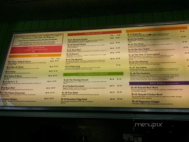 Sandwich Cafe - Santa Fe Springs, CA menu_pic
