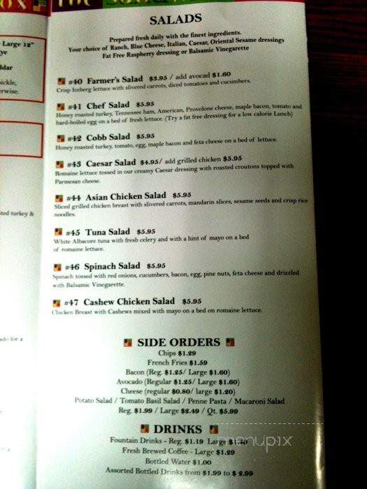 Sandwich Cafe - Santa Fe Springs, CA menu_pic