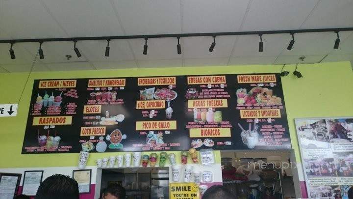 Garcias Fruits - South El Monte, CA menu_pic