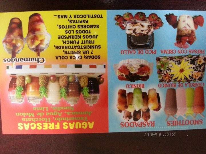 Garcias Fruits - South El Monte, CA menu_pic