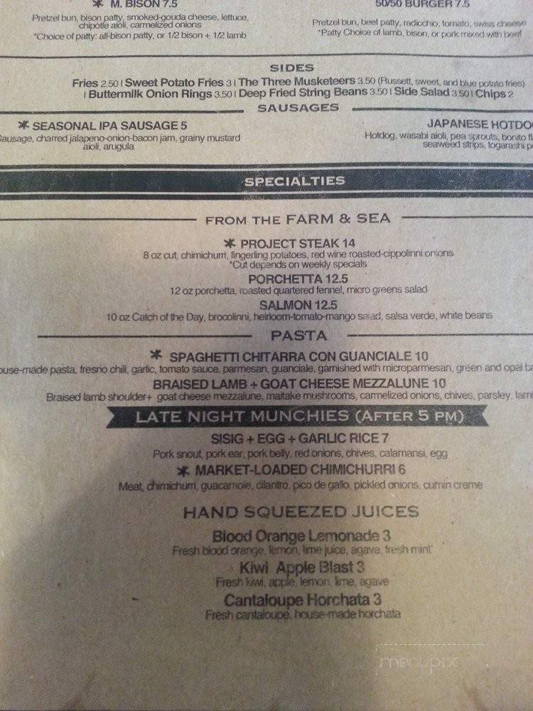 Project West - Westminster, CA menu_pic