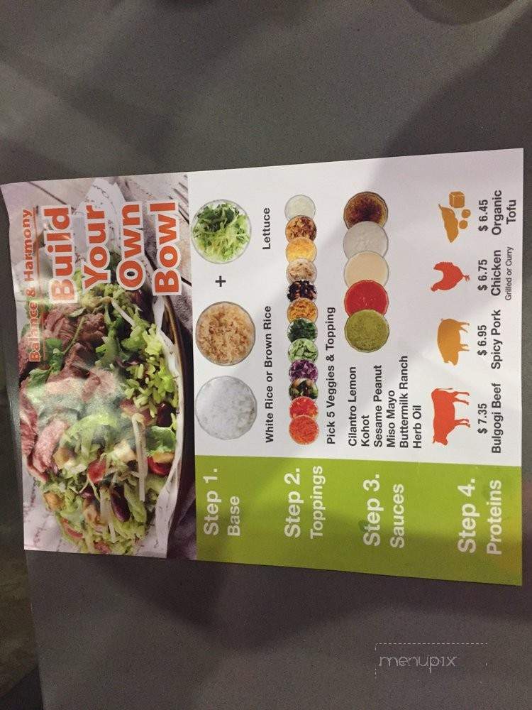 Lettuce Go - Arcadia, CA menu_pic
