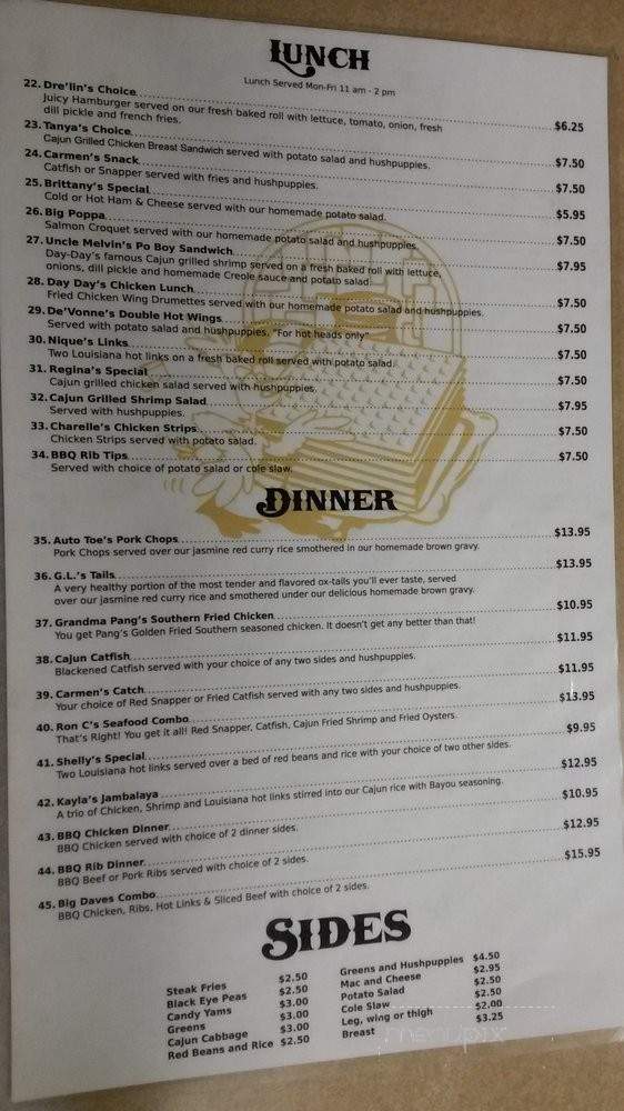Day Day's BBQ & Waffle House - Pomona, CA menu_pic