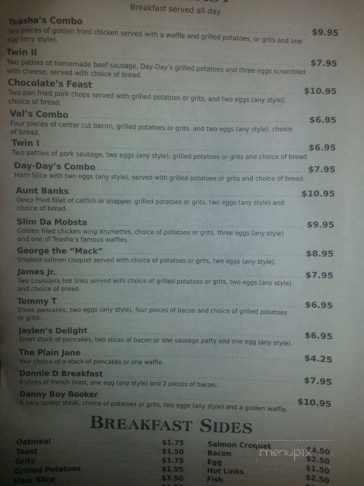 Day Day's BBQ & Waffle House - Pomona, CA menu_pic
