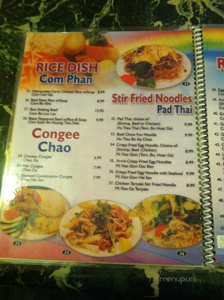 Pho Annie - Las Vegas, NV menu_pic