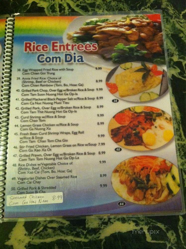 Pho Annie - Las Vegas, NV menu_pic