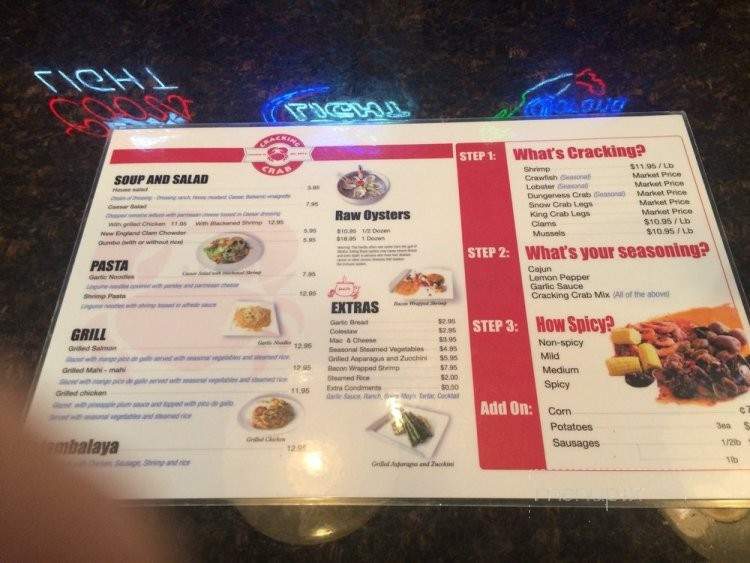 Cracking Crab - Montrose, CA menu_pic