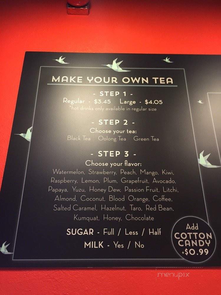 Mitsu Teahouse - San Francisco, CA menu_pic