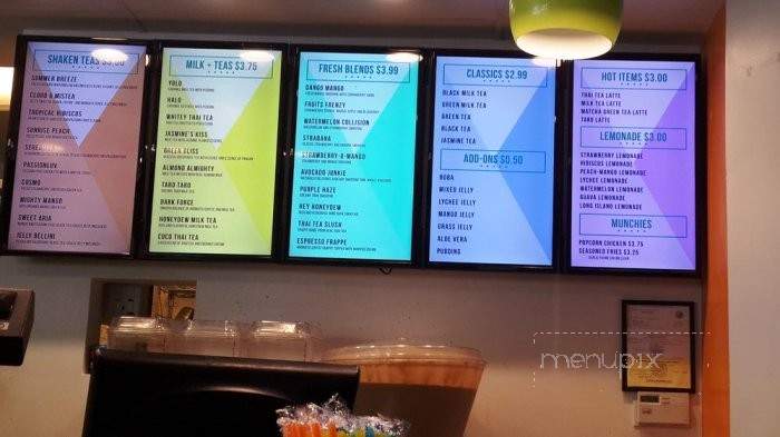 Craved Tea House - Fountain Valley, CA menu_pic