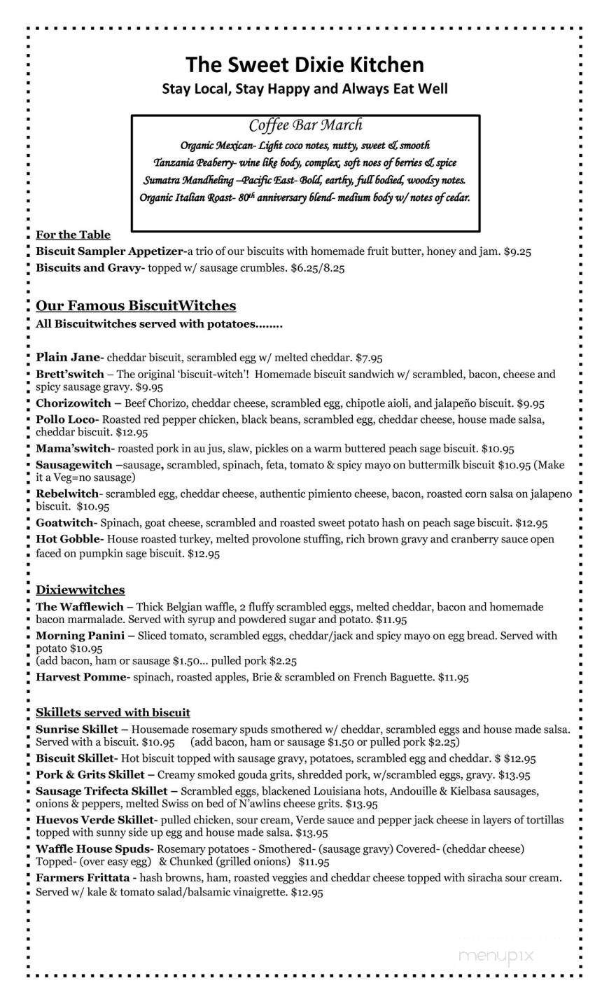 Sweet Dixie Kitchen - Long Beach, CA menu_pic