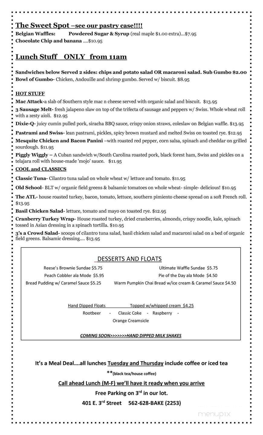 Sweet Dixie Kitchen - Long Beach, CA menu_pic