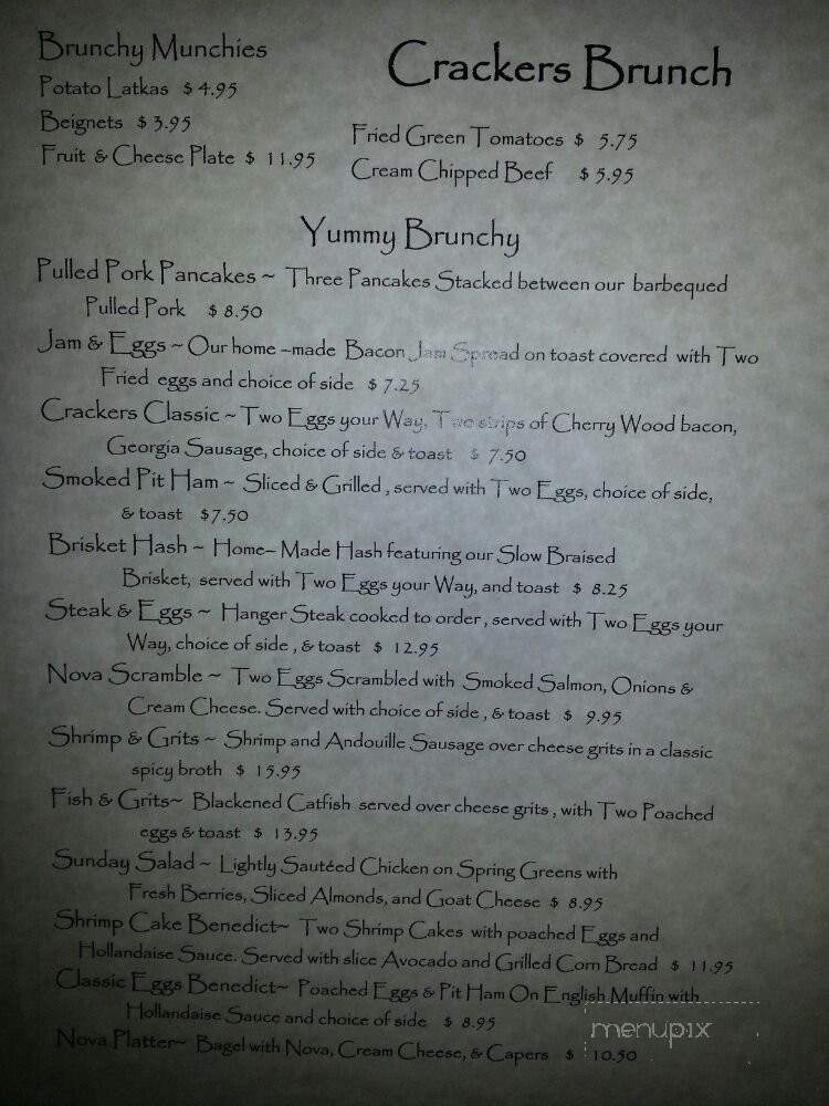 Crackers Casual Dining - Miami Springs, FL menu_pic