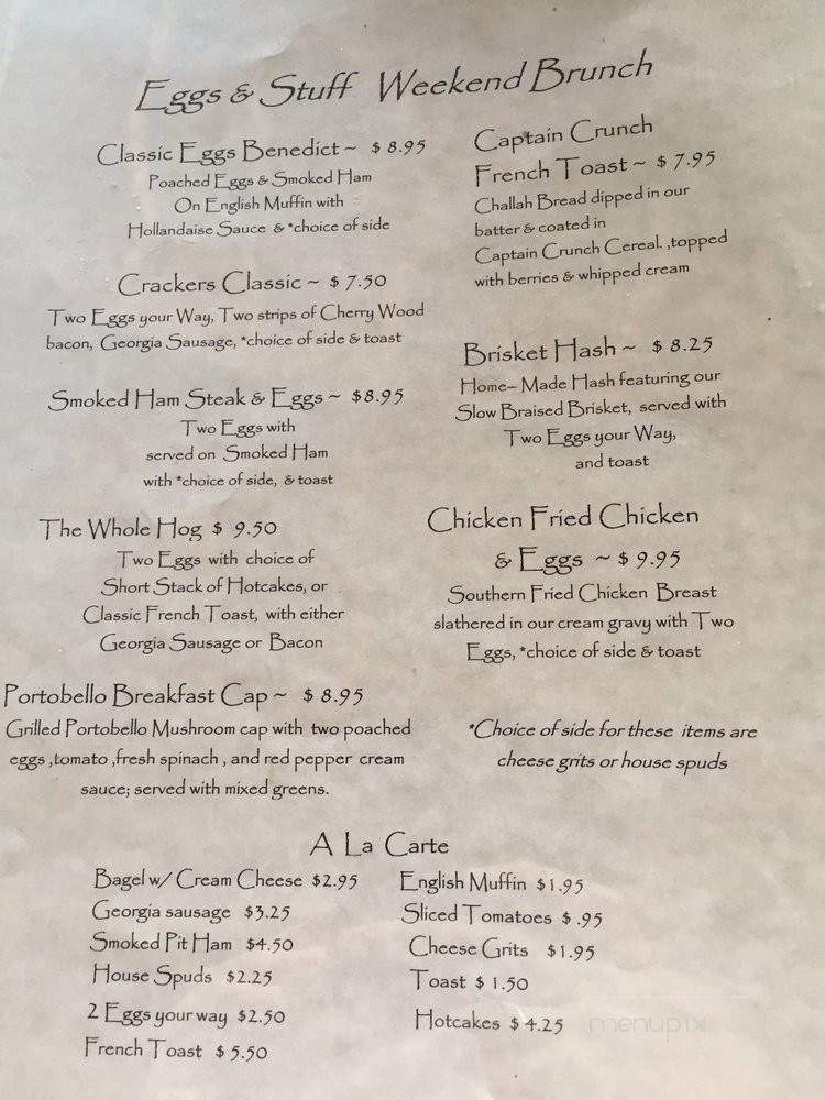 Crackers Casual Dining - Miami Springs, FL menu_pic