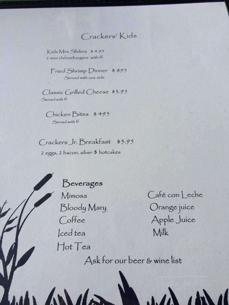Crackers Casual Dining - Miami Springs, FL menu_pic