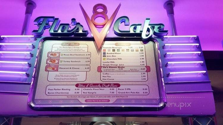 Flo's V8 Cafe - Anaheim, CA menu_pic