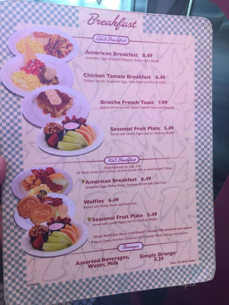 Flo's V8 Cafe - Anaheim, CA menu_pic