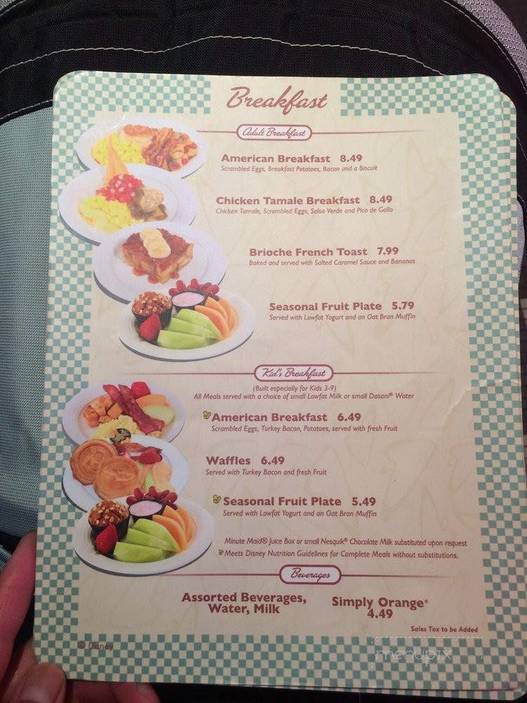 Flo's V8 Cafe - Anaheim, CA menu_pic
