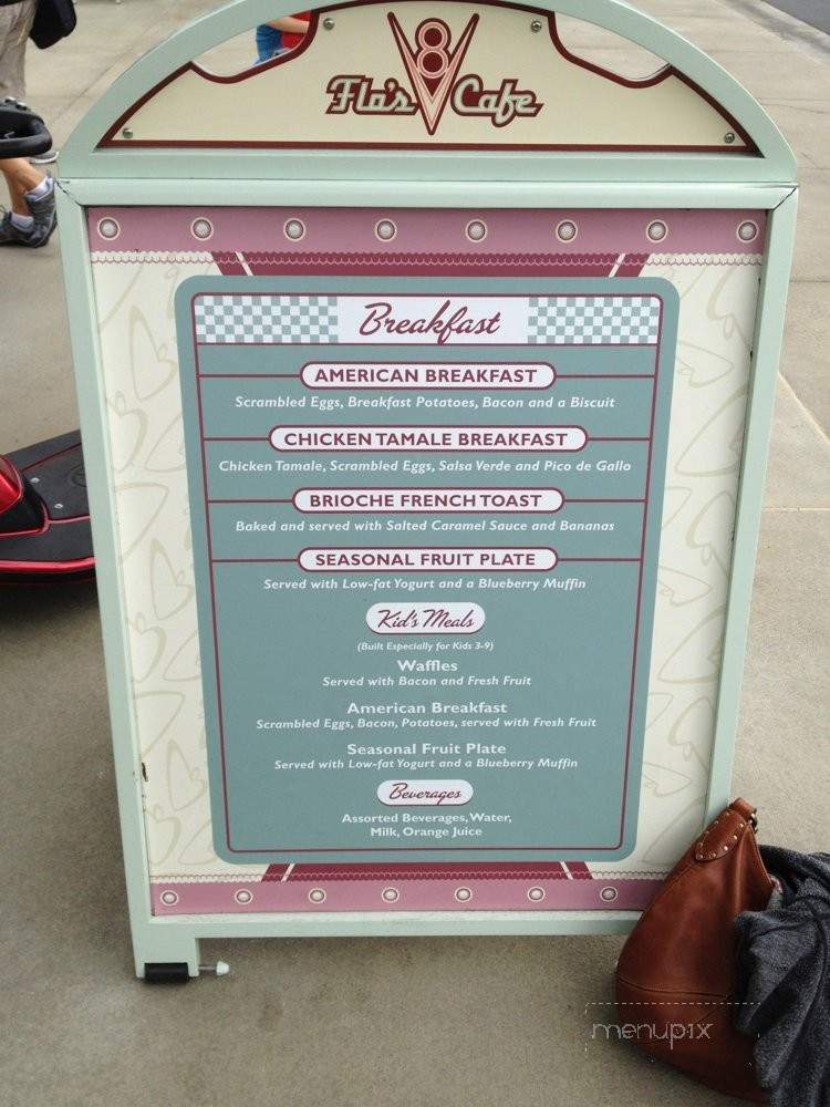 Flo's V8 Cafe - Anaheim, CA menu_pic