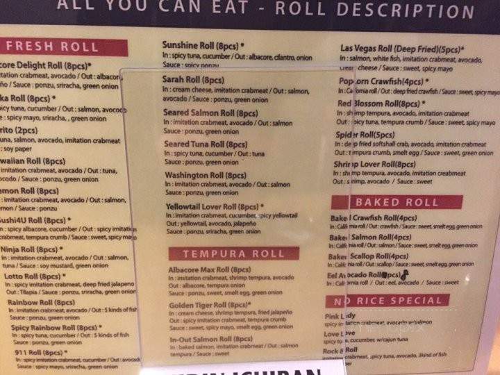 Sushi4u - Fullerton, CA menu_pic