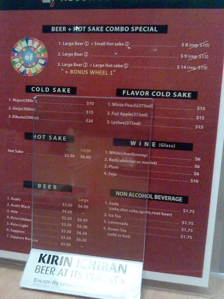 Sushi4u - Fullerton, CA menu_pic