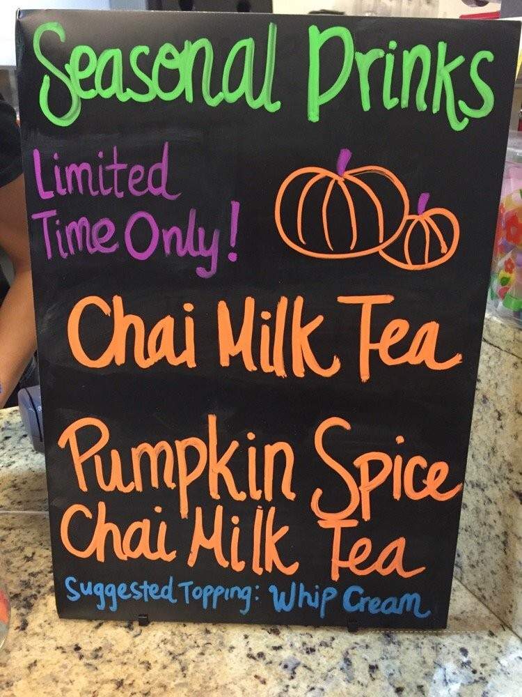 The Tea Zone & Fruit Bar - San Jose, CA menu_pic