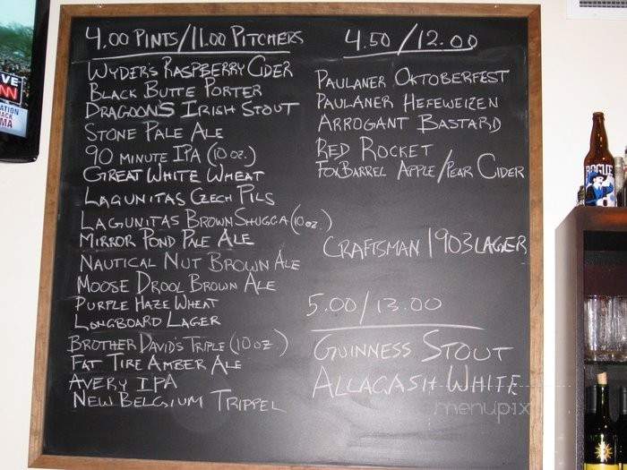Anthill Pub & Grille - Irvine, CA menu_pic