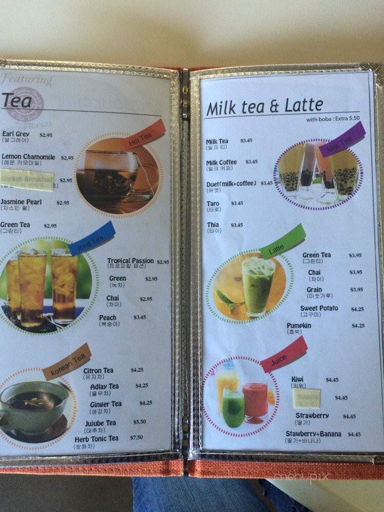 Cafe Haus - Diamond Bar, CA menu_pic