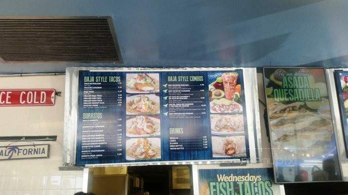 Menu of Baja California Fish Tacos in Lawndale, CA 90260