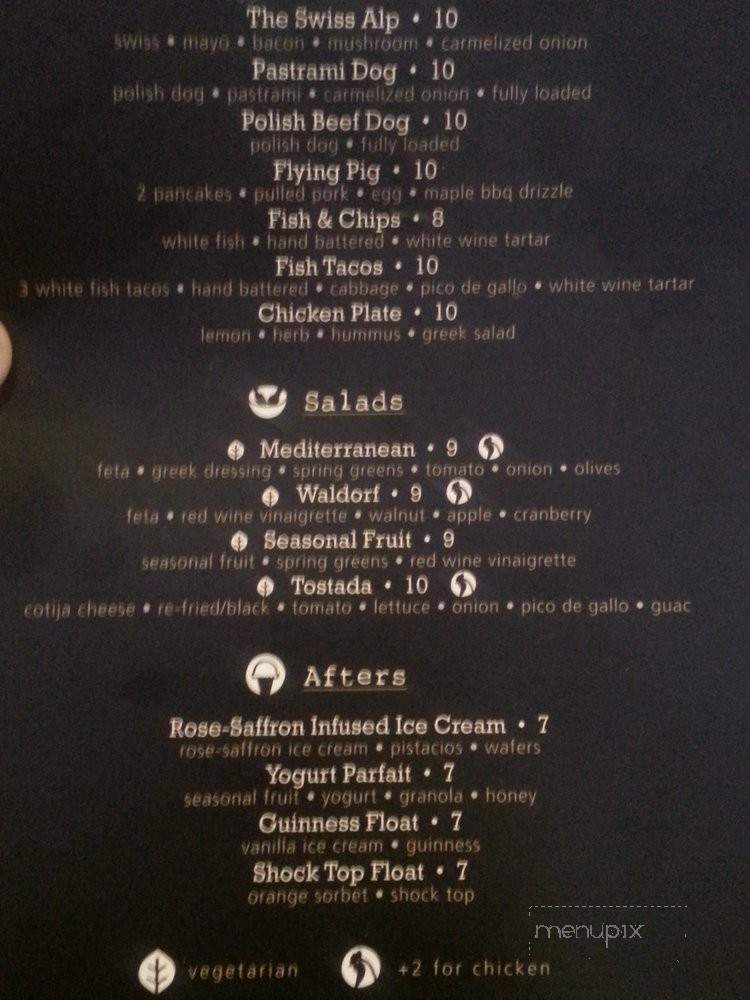 Taps Valley Gastropub - Northridge, CA menu_pic