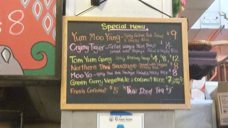 Sticky Rice - Los Angeles, CA menu_pic