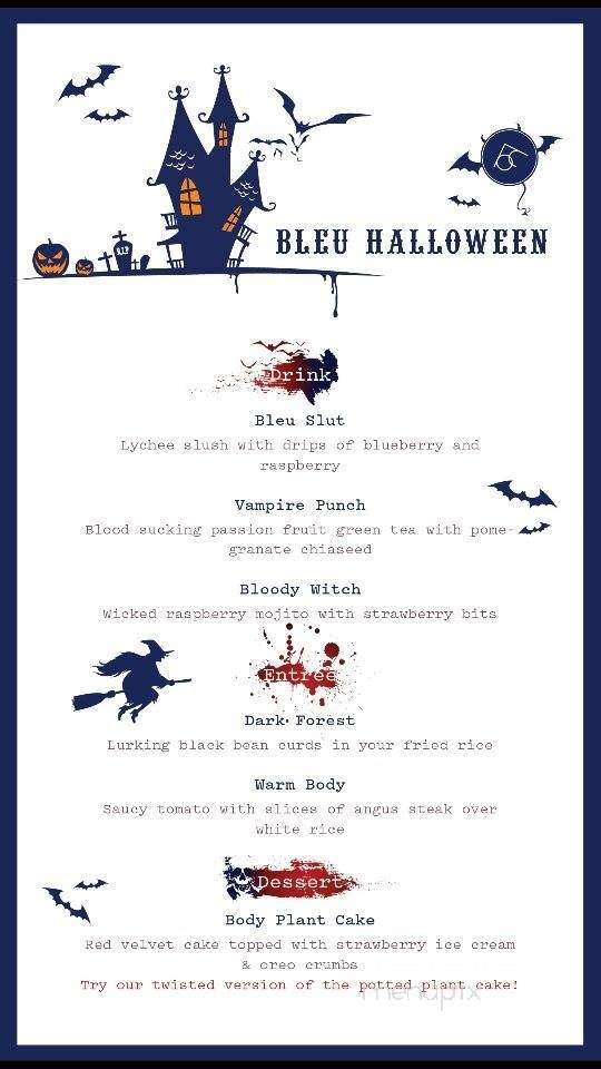 The Bleu House - Hacienda Heights, CA menu_pic
