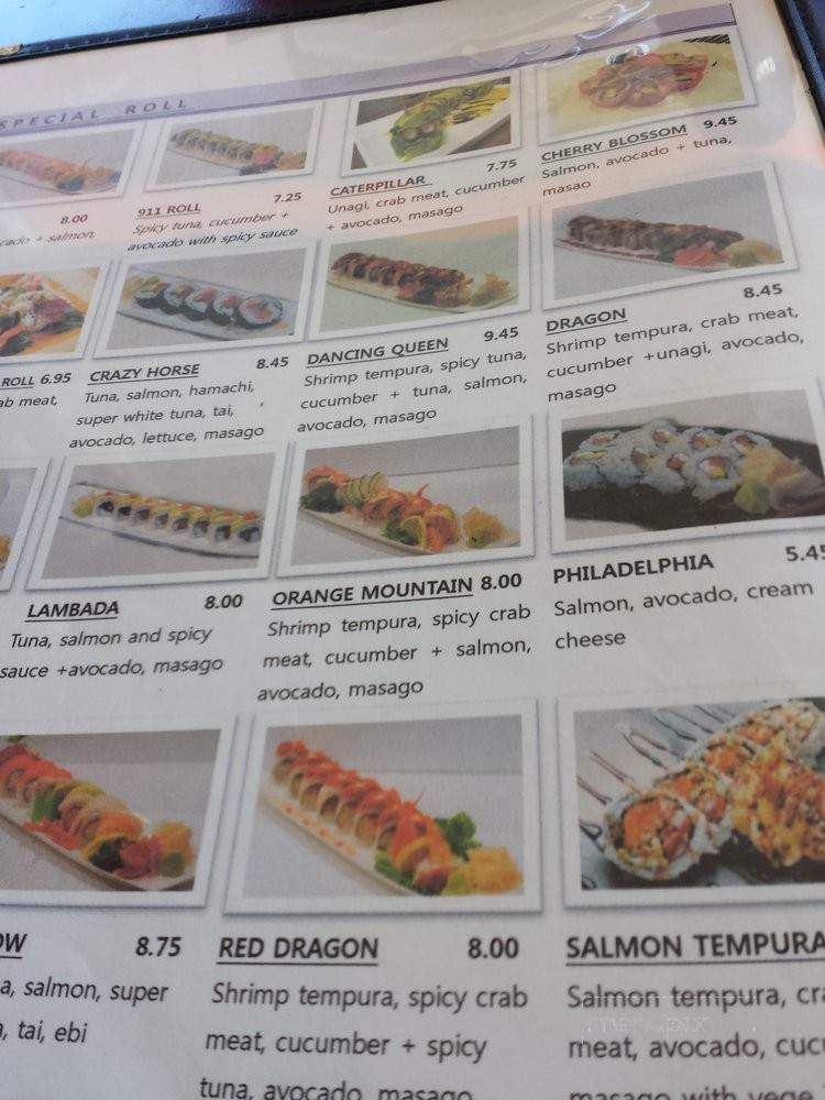 Sushiland - Hayward, CA menu_pic