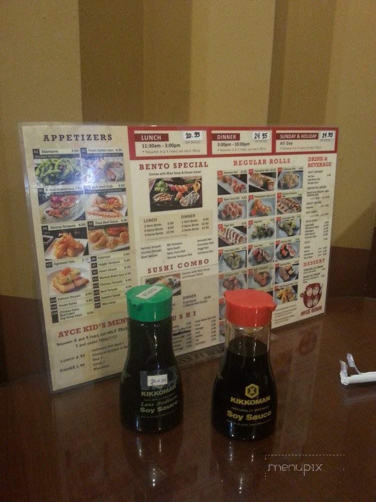 AYCE Sushi - West Covina, CA menu_pic