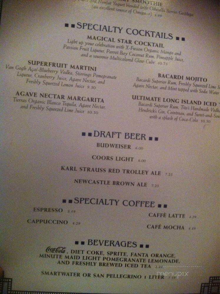 Storytellers Cafe - Anaheim, CA menu_pic