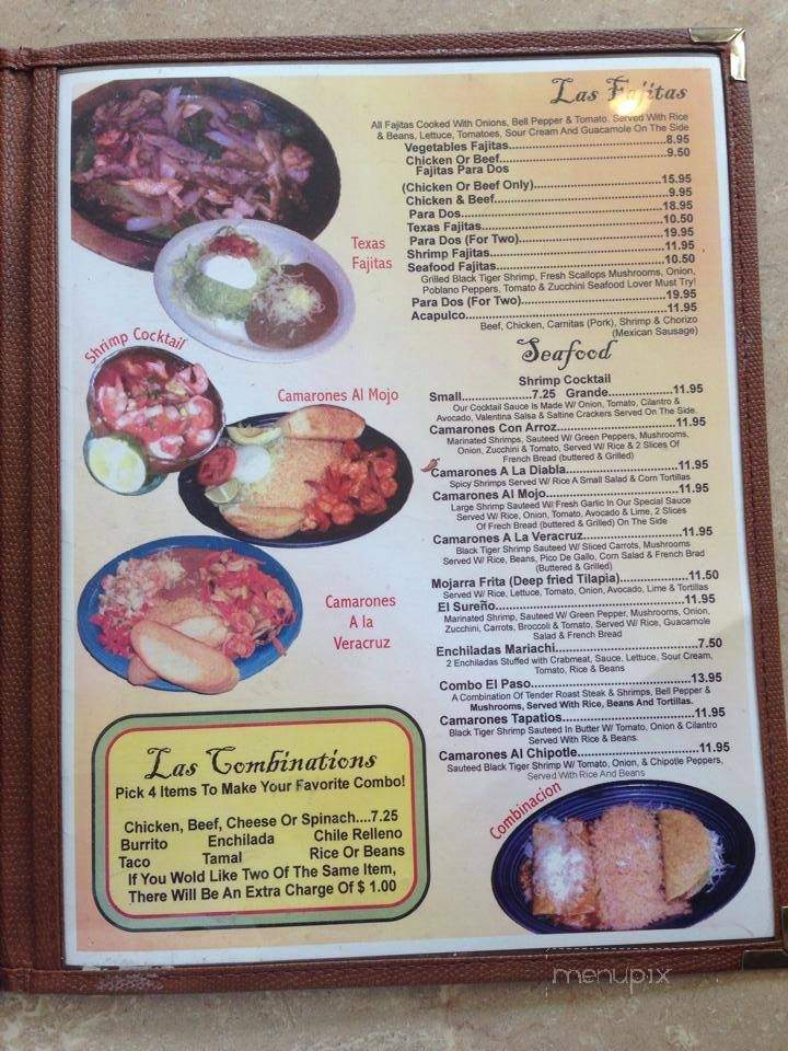 El Acapulco Mexican Restaurant - Granite Quarry, NC menu_pic