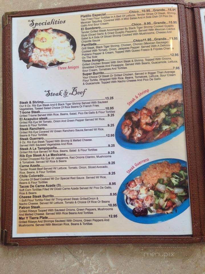 El Acapulco Mexican Restaurant - Granite Quarry, NC menu_pic