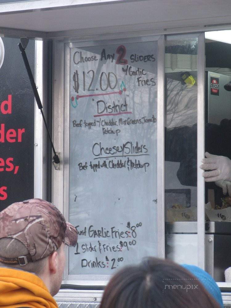 DC Sliders Truck - Washington, DC menu_pic
