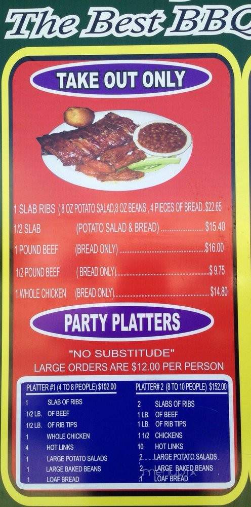 4 J'S Wood Pit BBQ - Compton, CA menu_pic