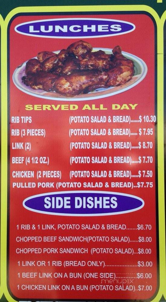 4 J'S Wood Pit BBQ - Compton, CA menu_pic