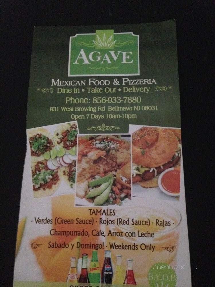 Agave - Bellmawr, NJ menu_pic