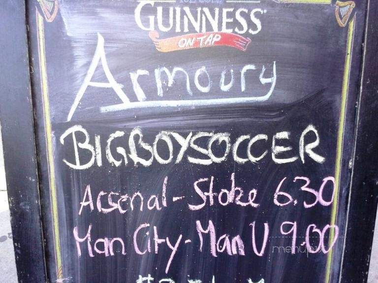 Armoury - Denver, CO menu_pic