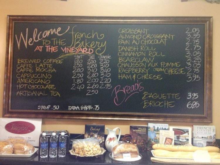 At The Vineyard - Woodinville, WA menu_pic