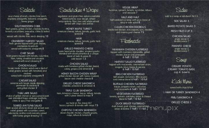 Bacchus Wine Bar - Thomasville, GA menu_pic