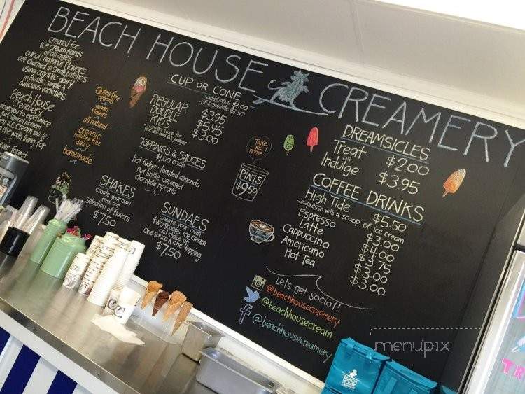 Beach House Creamery - Los Angeles, CA menu_pic