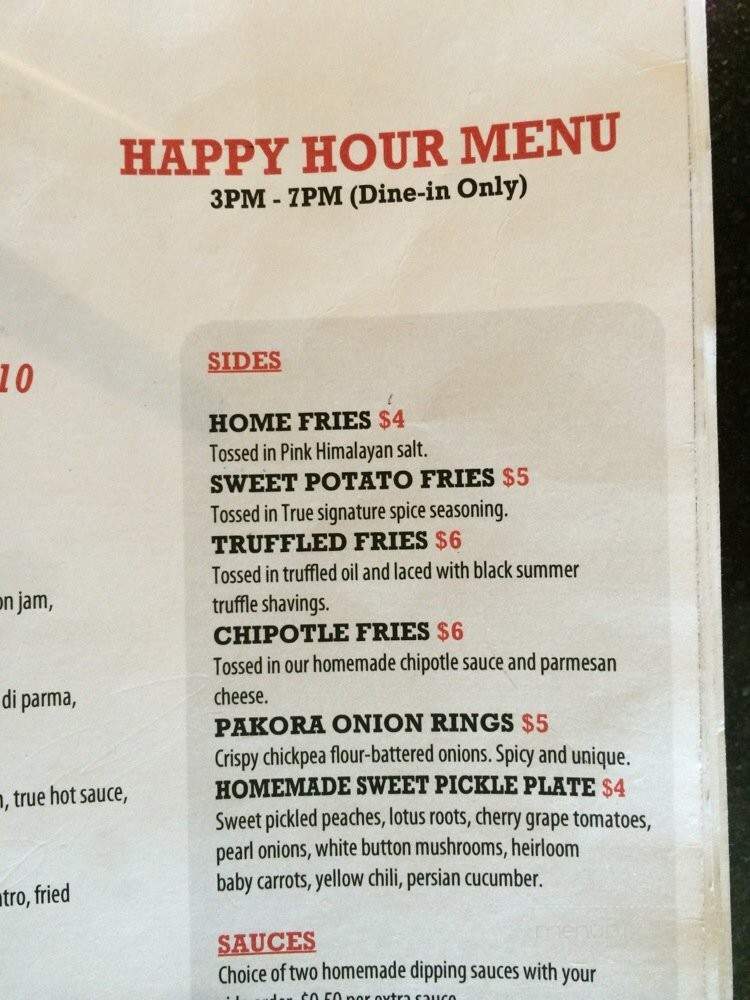 Blind Weasel - Los Angeles, CA menu_pic
