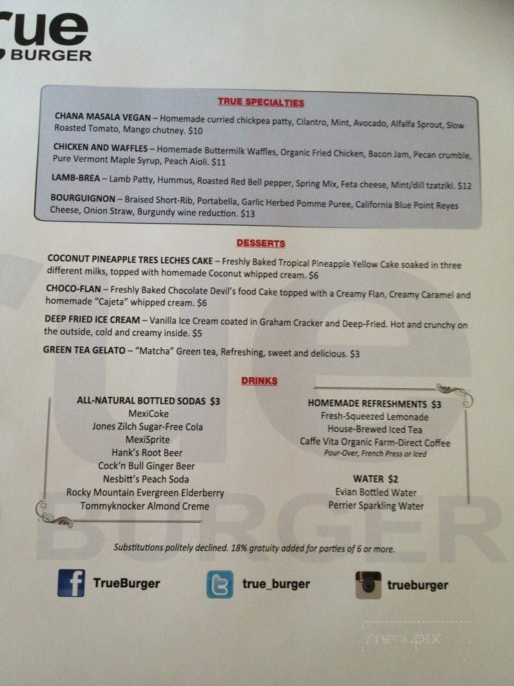 Blind Weasel - Los Angeles, CA menu_pic