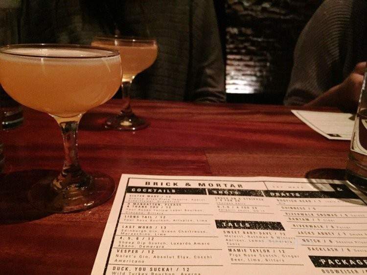 Brick & Mortar - Cambridge, MA menu_pic